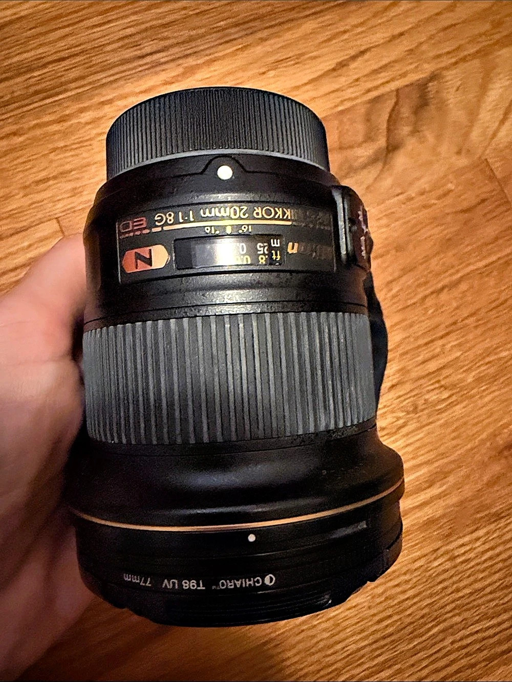 Nikon AF-S NIKKOR 20mm f/1.8G ED Camera Lens Black
